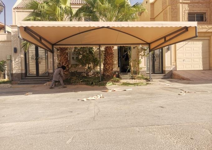 تركيب مظلات وسواتر وجميع أعمال الحدادة