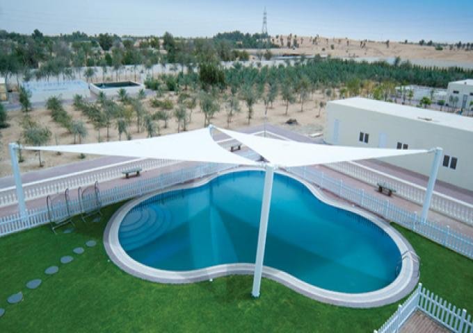 مظلات مسابح متحركة الحوطة  باشكال عصرية